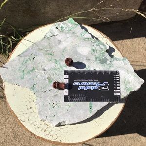 0g 0 gauge 8mm wooden flower earrings